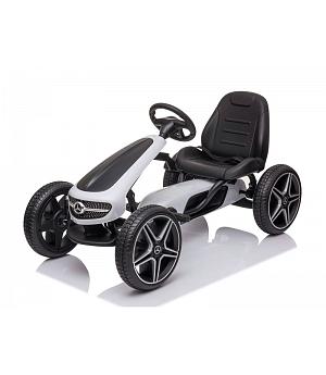 MERCEDES, Go-Kart de pedales, blanco, DE 4 A 8 AÑOS INDA1130-KID-ACC-XMX610
